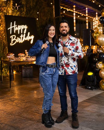 Dupla Bruno e Dani — show ao vivo em evento social